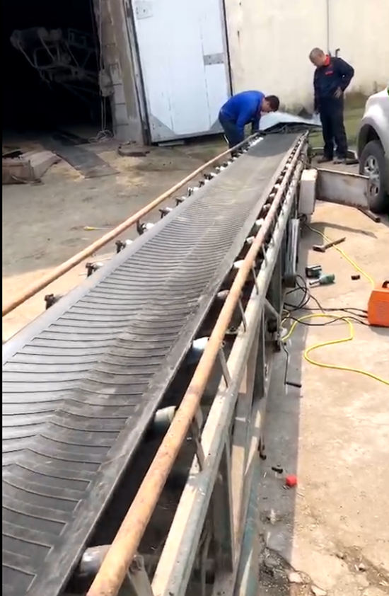 Belt Conveyor in debugging after repair