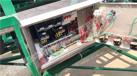 Electrical control box line diagram used on mobile telescopic belt conveyor