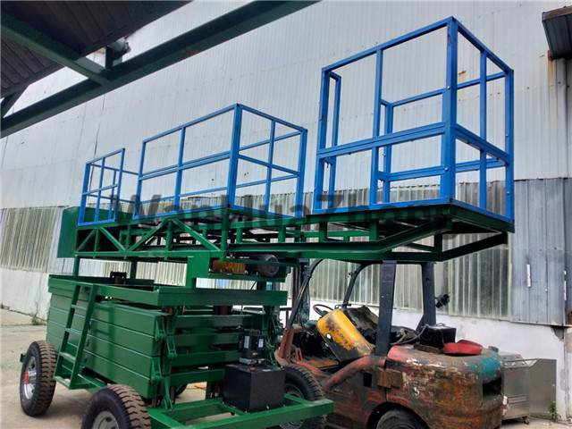  Telescopic mobile scissor lift table