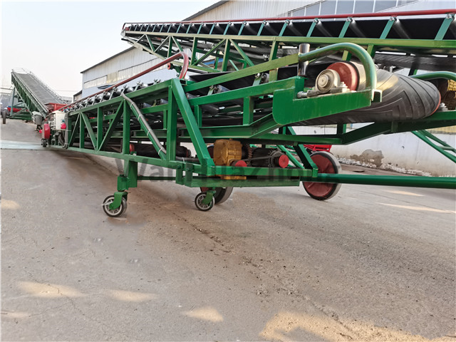 Mobile horizontal telescopic belt conveyor 