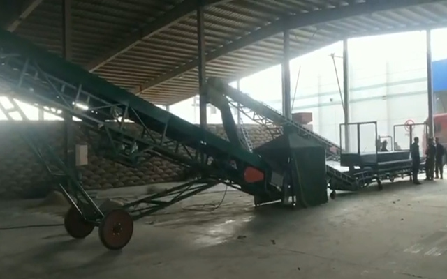 Grain delivery line environmental protection transformation picture