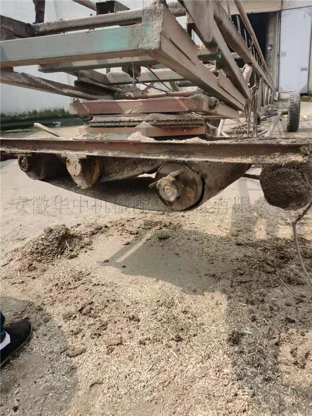 18-meter mobile steering grain throwing belt conveyor before repair