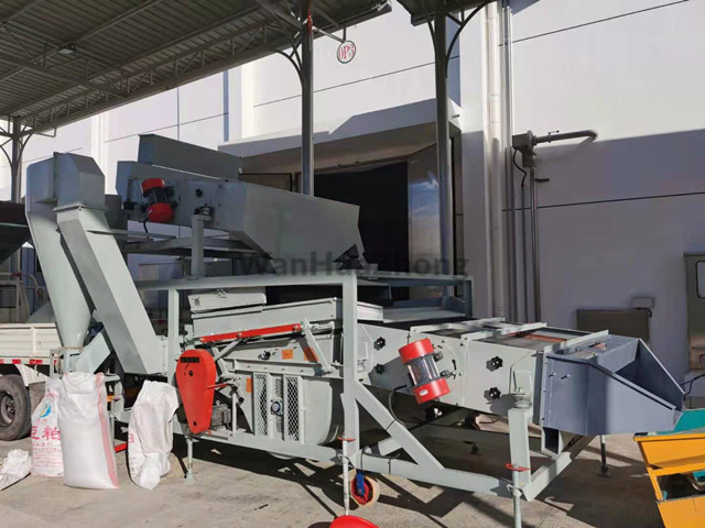 Air sieve specific gravity grain separator