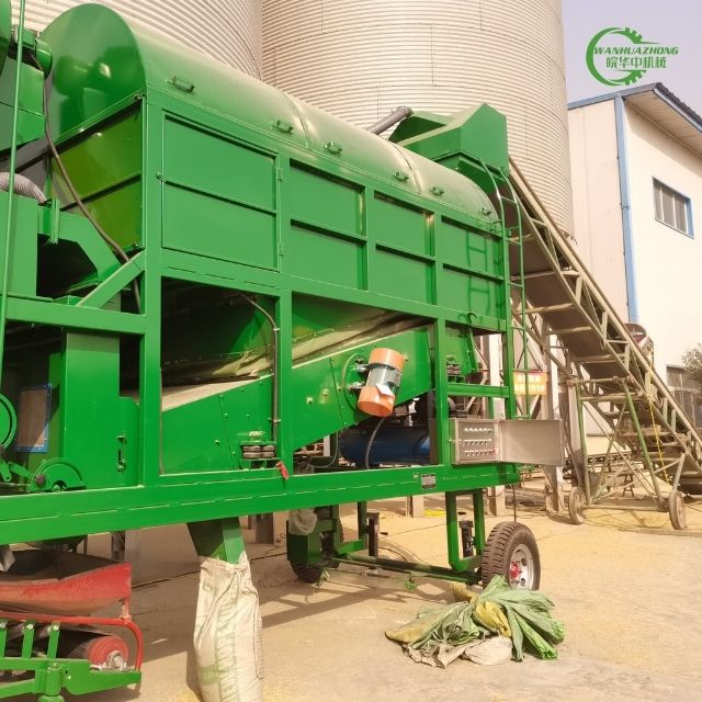 environmental protection cylindrical grain cleaner in grain depot