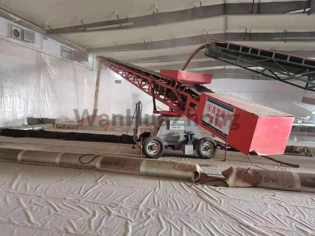 Grain ventilation duct of local grain warehouse