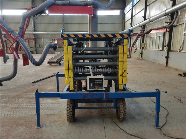 Mobile hydraulic scissor lift table 