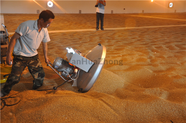 The worker is operate the intelligent turn-over machine