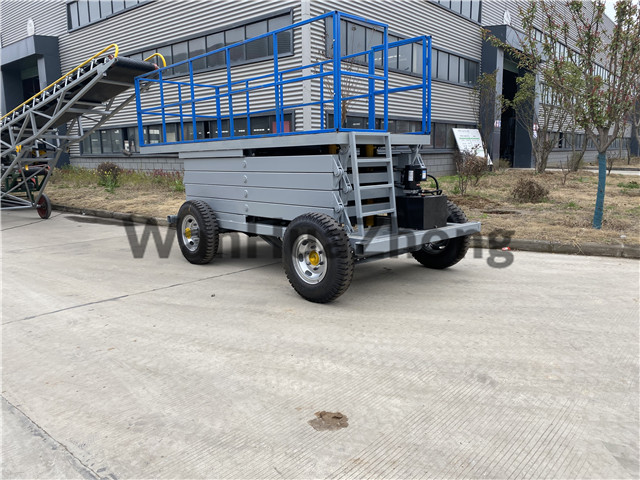  Telescopic mobile scissor lift table