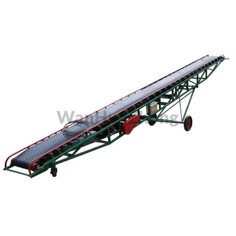 Mobile packaged and bulk grain belt conveyor