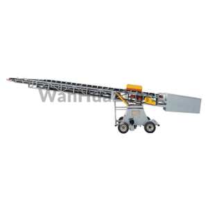 Steering telescopic loading belt conveyor