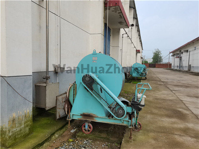 centrifugal fan in use