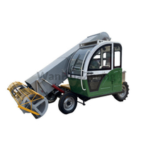 Mobile combined grain scraper