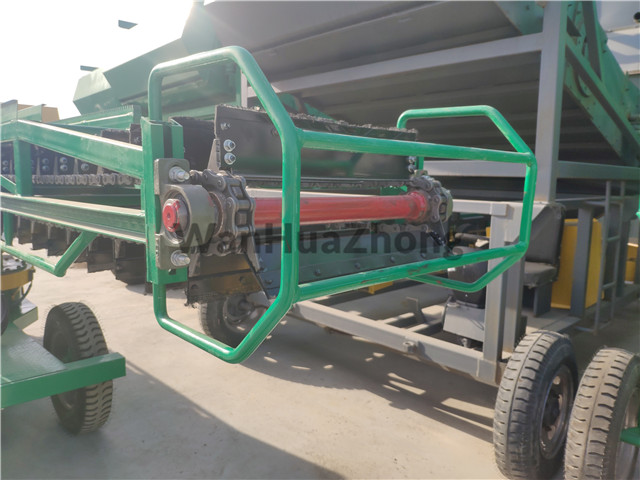 Mobile automobile bulk grain side unloader