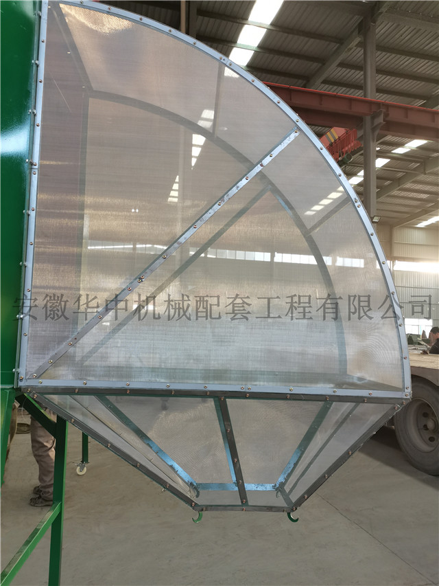 The picture of the dust guide cover of the environmental protection blowing grain vane axial fan