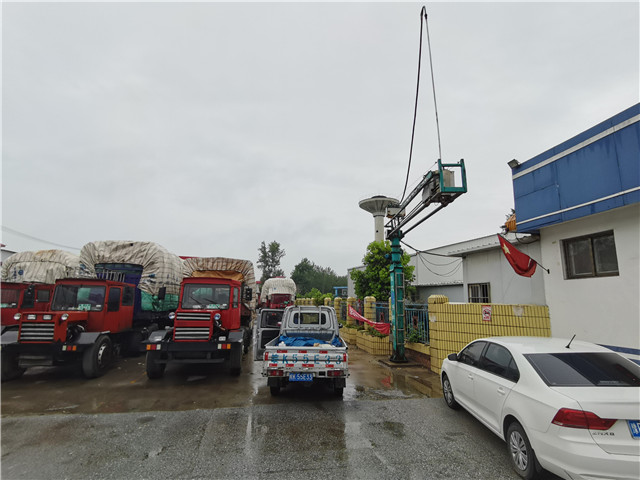 The use of fixed grain truck probe in grain processing plant