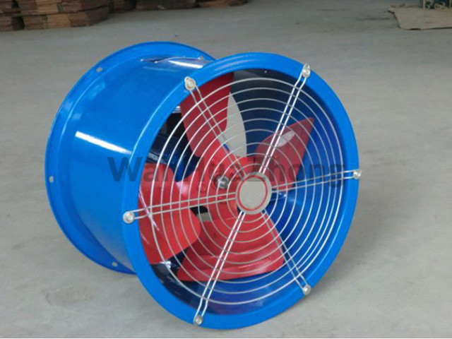 Dedicated grain depot axial fan