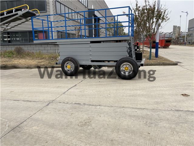  Telescopic mobile scissor lift table
