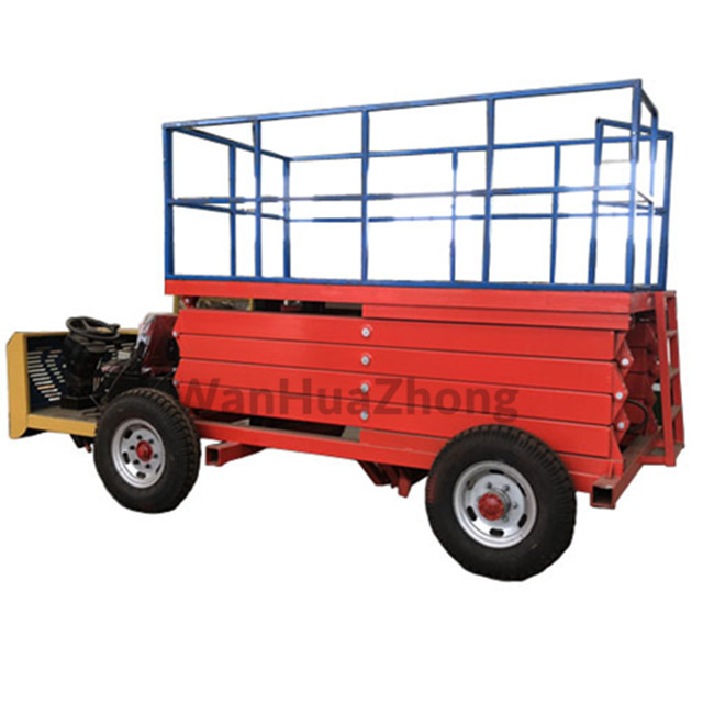 Vehicle-mounted scissor lift table
