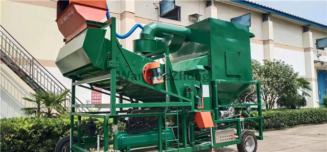 Environmental protection vibrating screen in grain processing plant(1)
