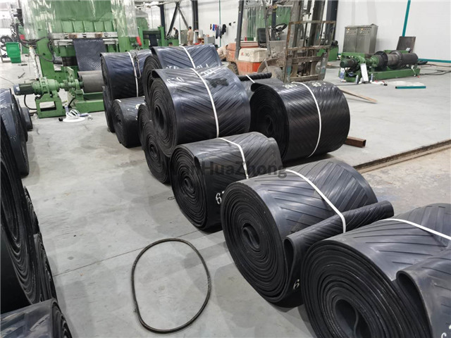 conveyor belt in the workshop