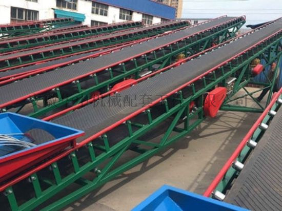 Conventional material belt conveyor picture