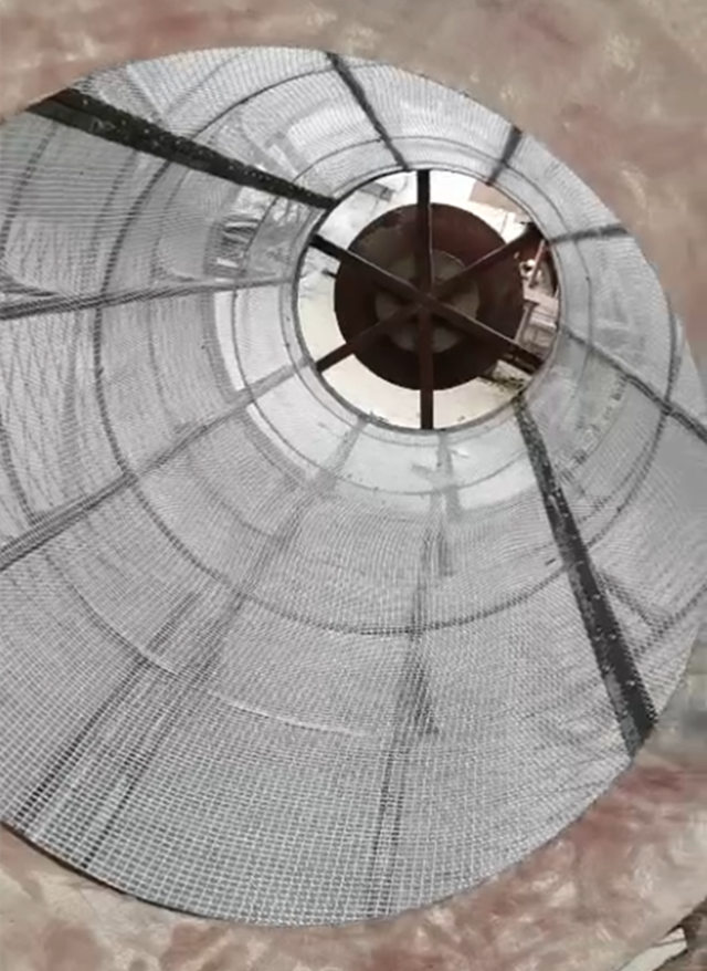 New mesh after replacement