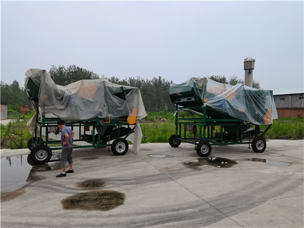 vibrating screen in open air