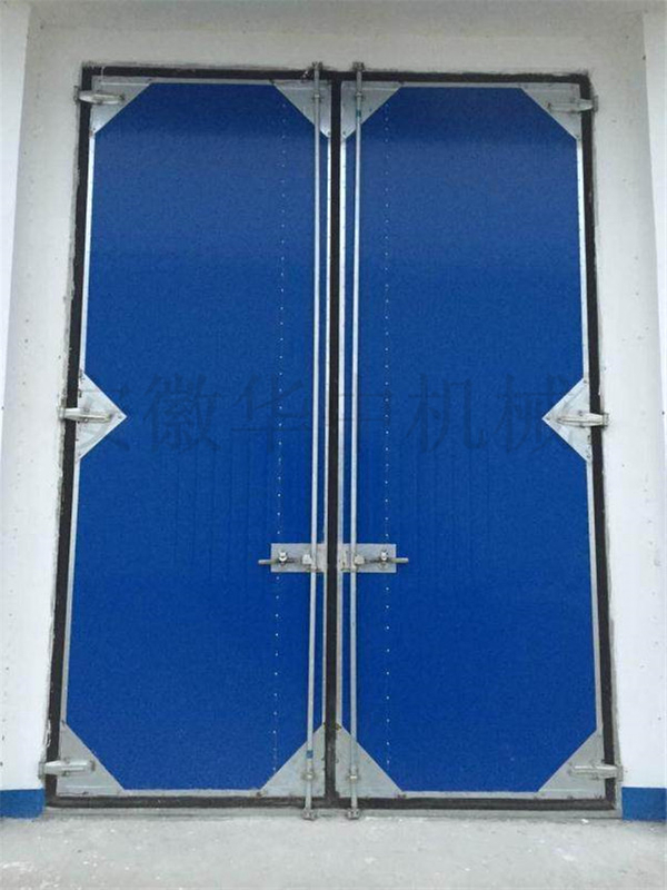 Grain warehouse air tight insulating door and windows