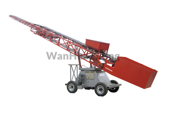 Steering telescopic loading belt conveyor