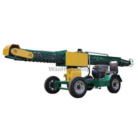 Mobile automobile bulk grain side unloader