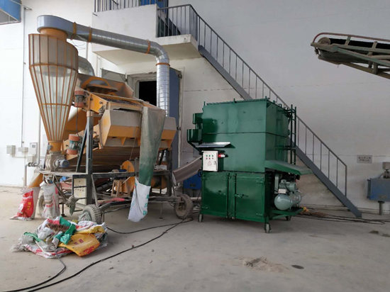 Pulse dust collector in project