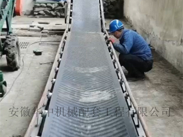 Conveyor belt replacement case of local grain depot in Wuhu of Anhui(17 meters long unloading conveyor)