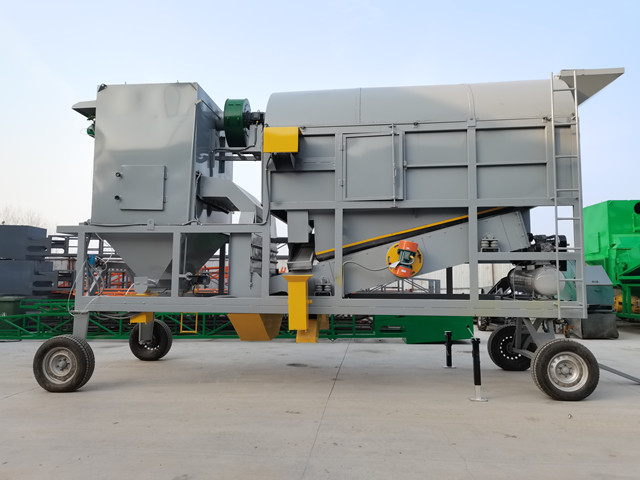 Environmental protection cylindrical grain cleaner