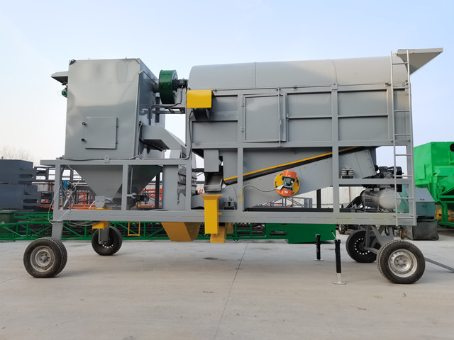 Environmental protection cylindrical grain cleaner