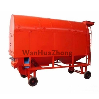 Mobile cylinder screen grain cleaner