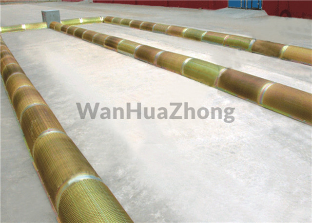 Panorama of ground cage ventilation duct