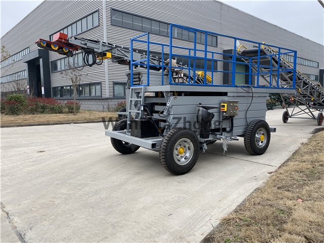  Telescopic mobile scissor lift table with different type of table surface3