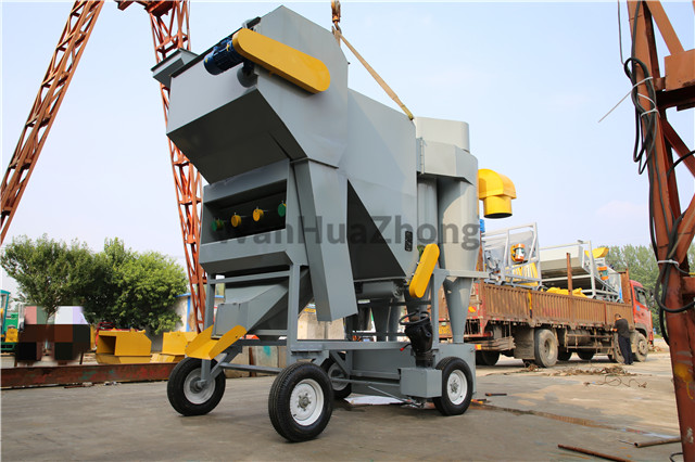 Air grain separator in the grain storage enterprise