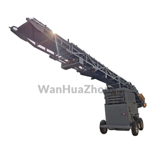 Mobile hydraulic telescopic lifting and filling belt conveyor