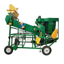 Mobile cleaning vibrating screen